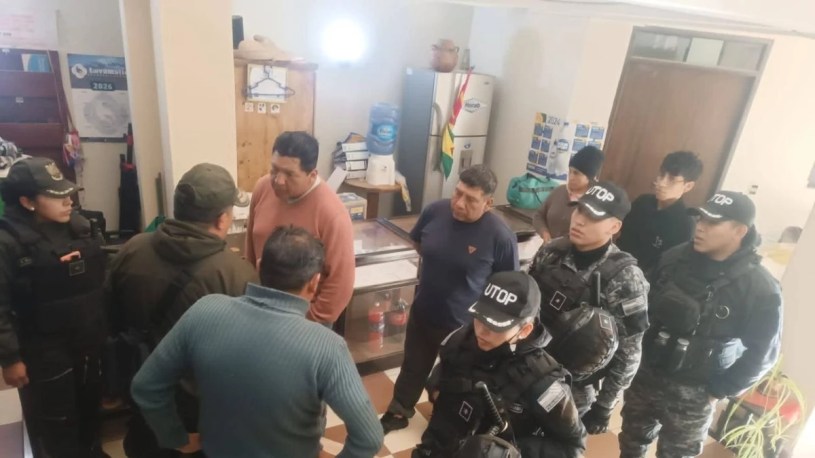 FOTO: COB. Mario Argollo es el dirigente que impulsa las protestas contra el Decreto Supremo 5503